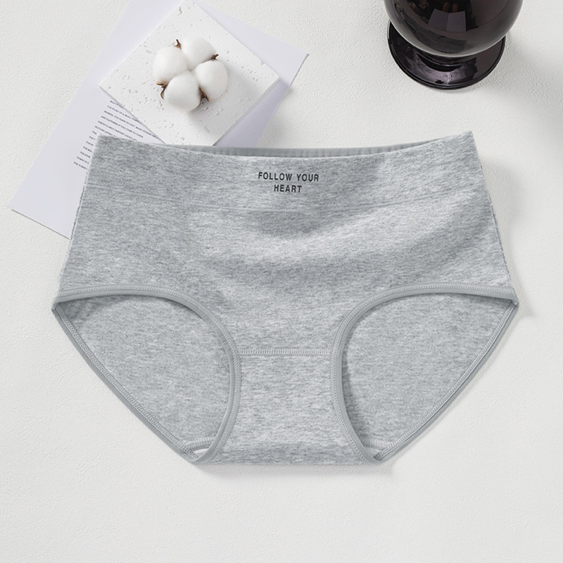 Picture of Pure Cotton 10A Antibacterial Women's Underwear Pure Cotton Mid-Waist Underwear Pure Cotton Women's Mid-Waist Cotton Crotch Underwear Women's Wholesale