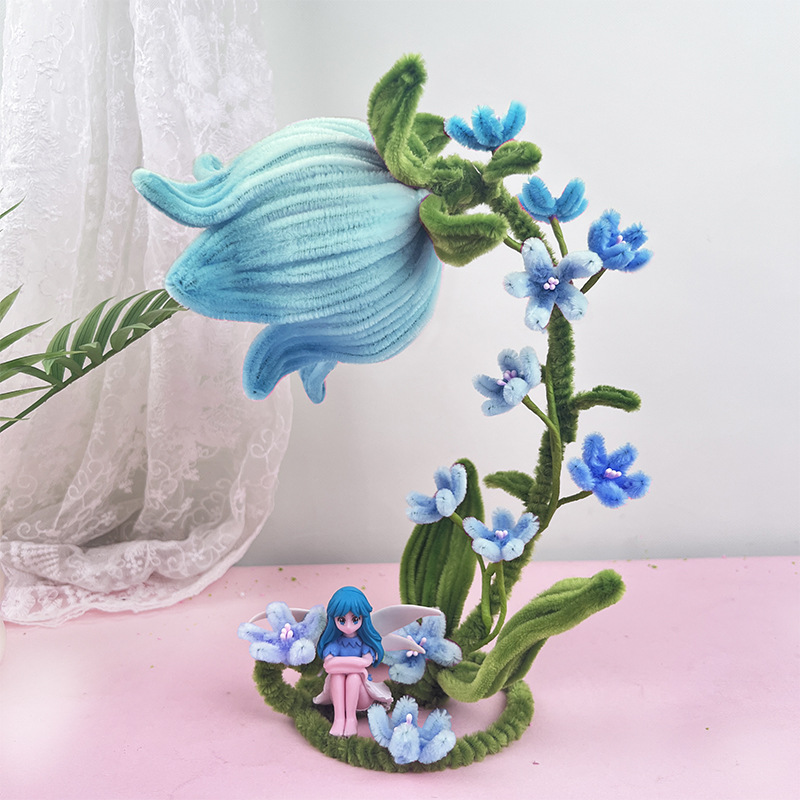 Picture of DIY Handmade Material Package Set Twist Stick Lily of the Valley Lantern Ornaments Night Light Girls Holiday Gift
