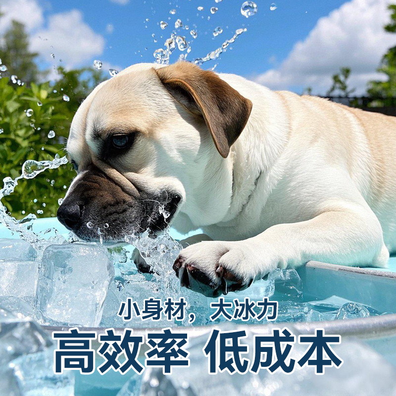 Picture of Ice cube mold commercial creative ice storage box with lid Ice Cube artifact large capacity ice making container Ice Cube mold