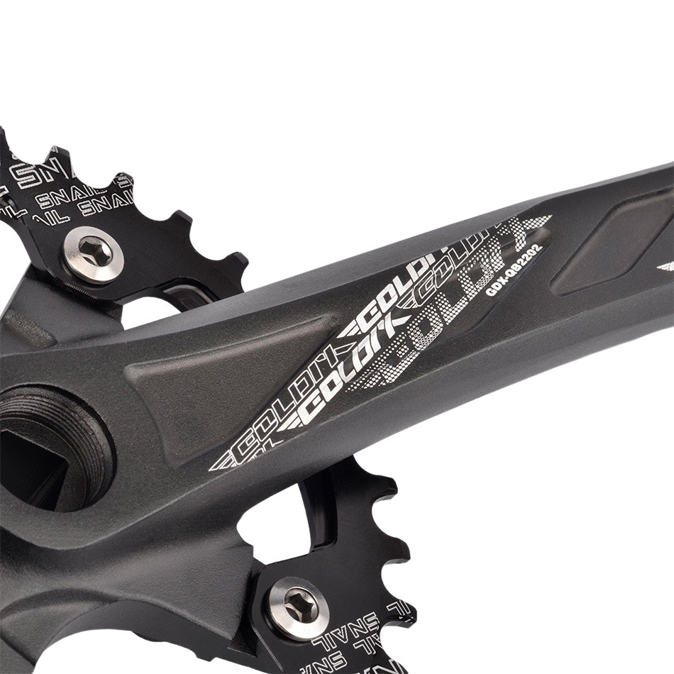 Goldix Mountain Road Bicycle Square Hole Crank 170/175mm Aluminum Alloy Bcd104 Single Disc Modification