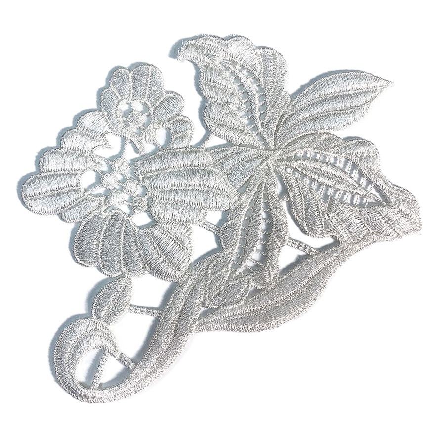 Good things water soluble embroidery wedding dress fashion applique white accessories DIY flower applique embroidery flower