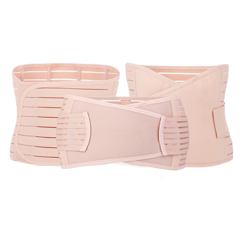 Pregnant women's supplies postpartum belly belt belly belt girdle strip breathable belly belt binding reinforced three-piece suit