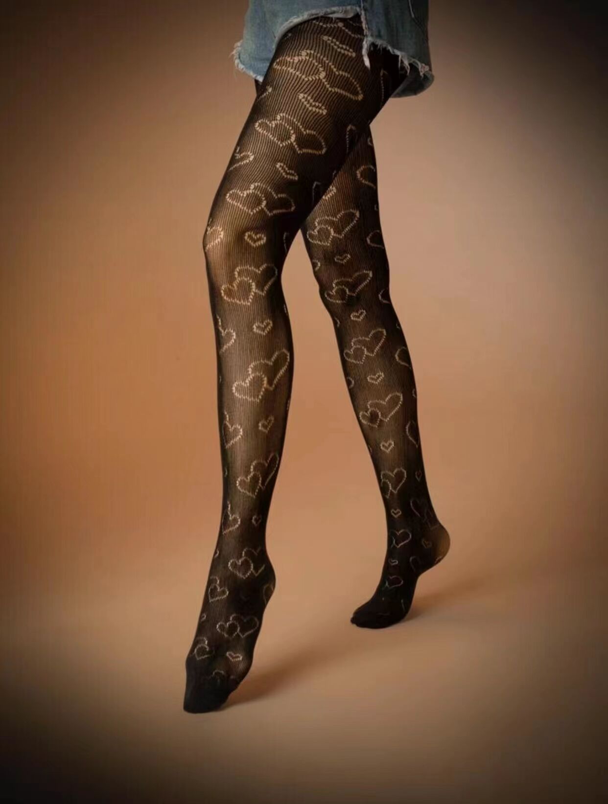 Picture of Internet Celebrating Halloween Nets Skull Spider Web Hollow Fishnet Stockings Pure White Silk Stockings Sexy Black Silk