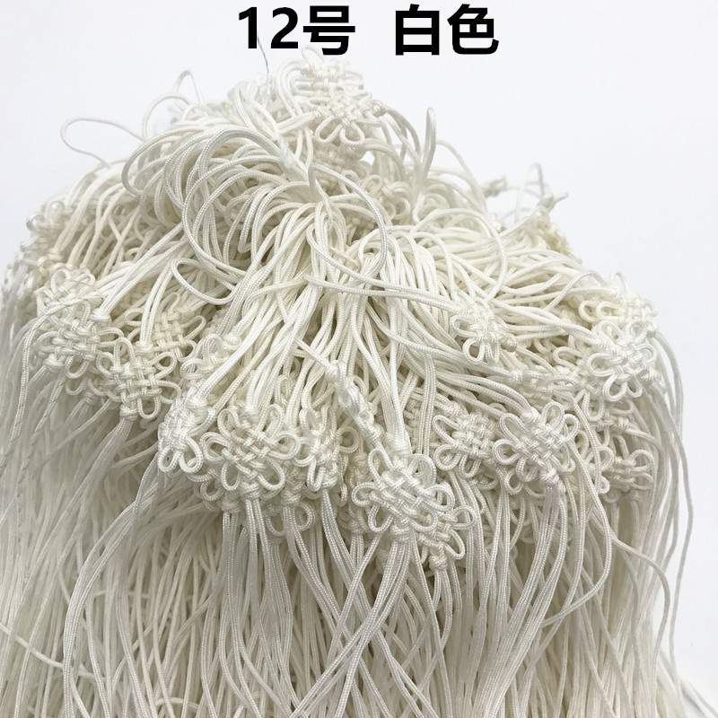 Picture of A line Square flower small Chinese knot greeting card invitation card craft sling accessories hand-woven Jade line small knot gift box ornaments
