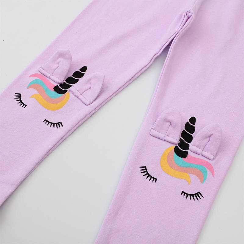 Picture of 2025 Spring and Autumn Girls' Knitted Elastic Outer Wear Pants European and American Style Girls' Leggings Factory Distribution