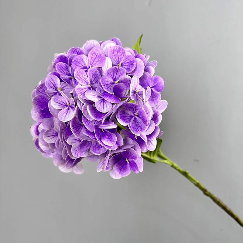 Picture of Artificial Flower 182 Pieces Large Hydrangea High Quality Moisturizing Hydrangea Wedding Floral Decoration Wedding Artificial Flower