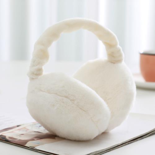 Picture of Plush earmuffs winter women's fashion winter warm Earmuffs Ear protection earmuffs foldable anti-freezing earmuffs for students 2
