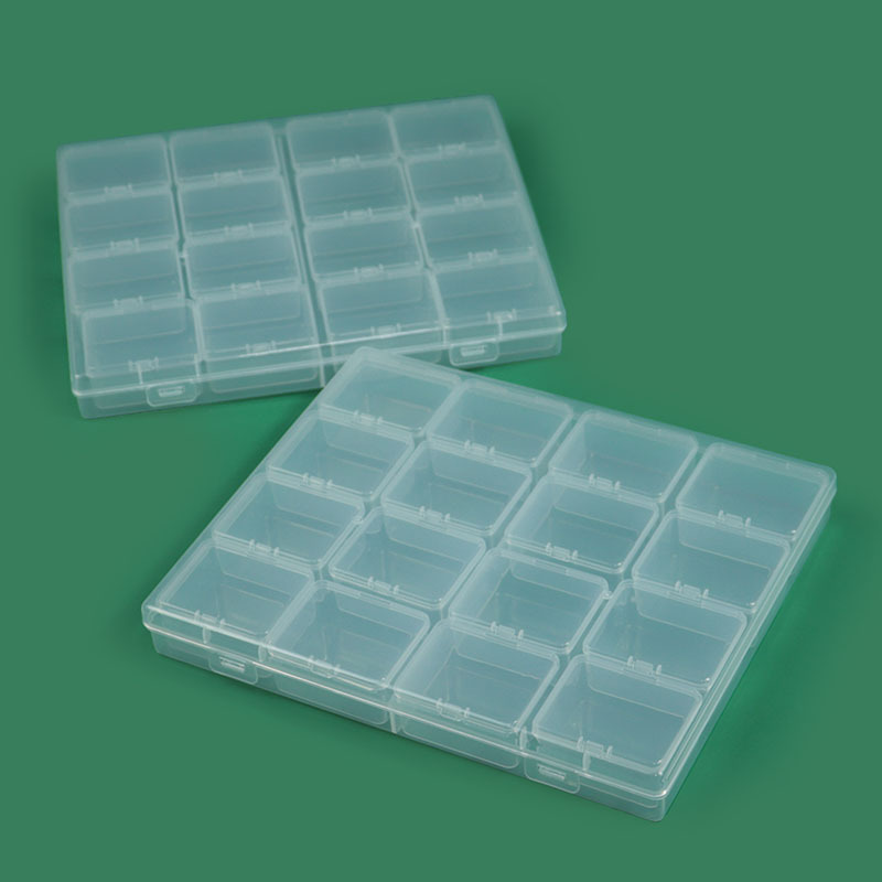Transparent Plastic Box, Nail Art Accessories, Tool Storage Box, Digital Component Organizer, Fishing Gear Packaging Box