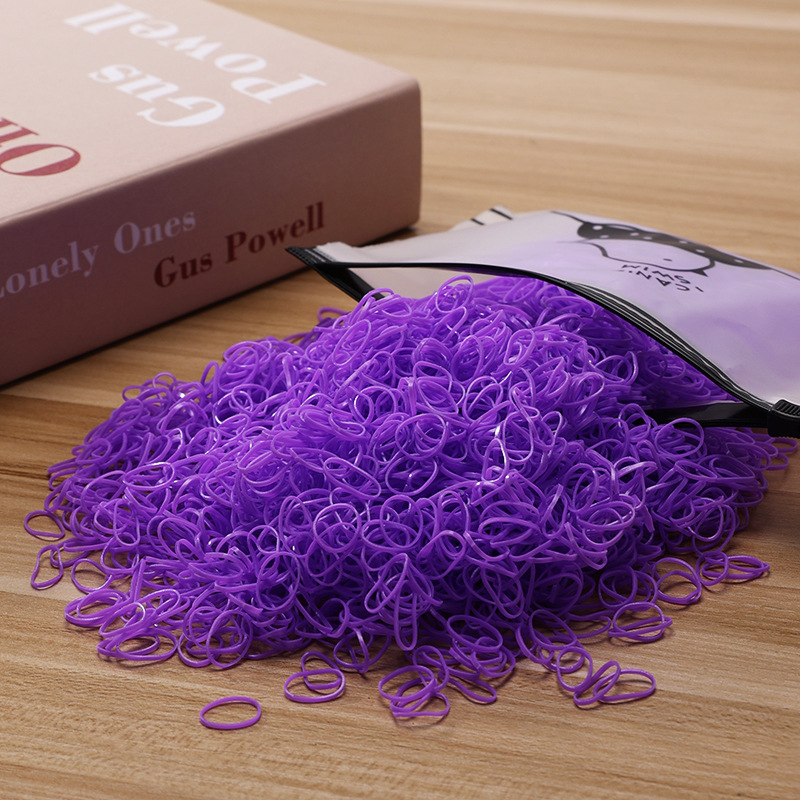 Picture of Children's Hair Rope Disposable Rubber Band Girls' Baby Strongly Pull Constantly Boxed Small Hair Rings Do Not Hit Hair Rope
