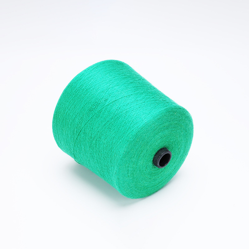 Picture of Low Ratio Spun Silk Wool Yarn Blended 5 Wool 5 Spun Silk 20 Nylon 20 Viscose 50PTT Mulberry Silk Blended Yarn