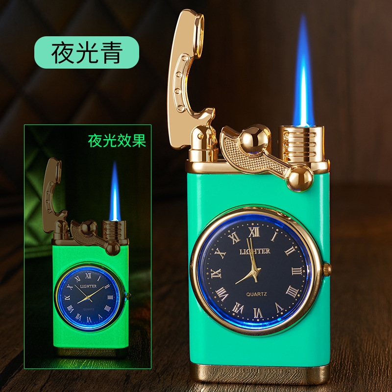 Picture of Personalized cross-border multifunctional electronic watch cigarette lighter one-in-one multi-purpose Internet celebrity men's gift lighter