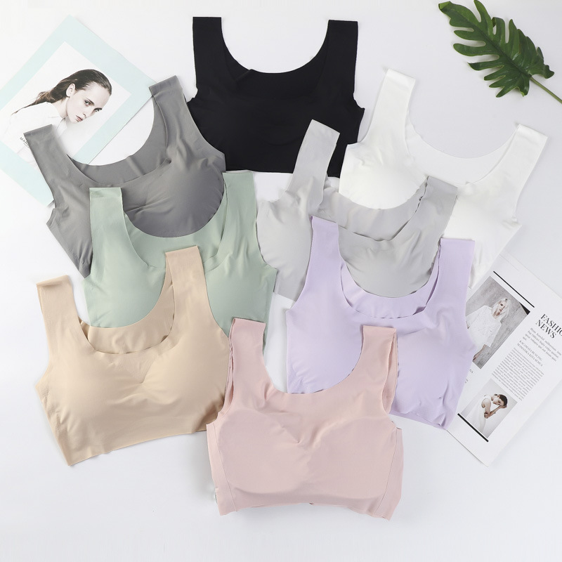 Picture of Shangpin Anxin Generation Seamless No Steel Ring Ice Silk Gather Large Size Running Vest Yoga Sports Underwear Women's Bra