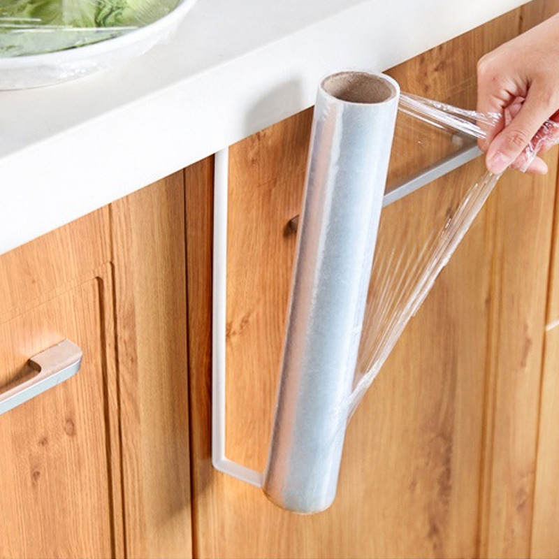 Picture of Storage Rack Punch-free Refrigerator Hanger Preservative Film Storage Rack Kitchen Paper Rack Paper Cabinet Tissue Rack