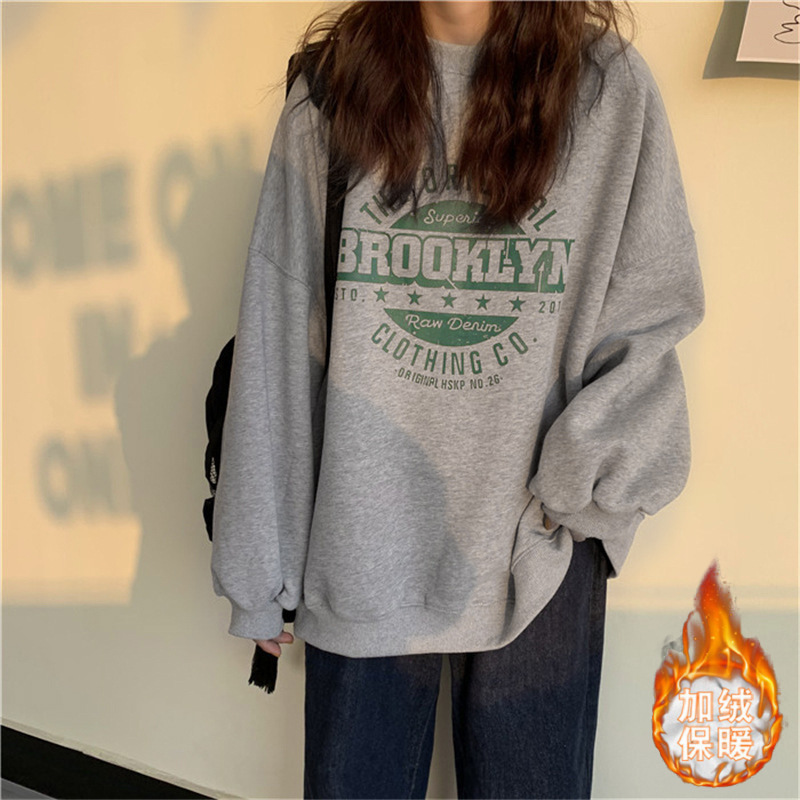Picture of Women's Clothing 2024 New Autumn Korean Style Letter Round Neck Loose Women's Sweaters Women's Foreign Trade Cross-Border Tops Wholesale