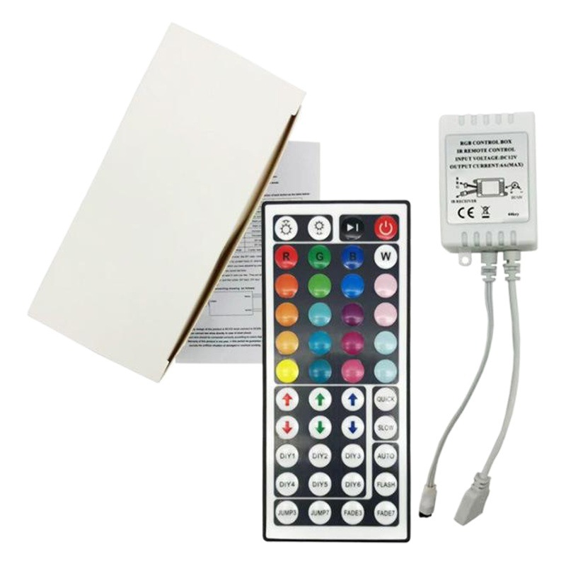 Factory double red Source 44 key infrared colorful controller rgb dimming light String Module led colorful light strip controller