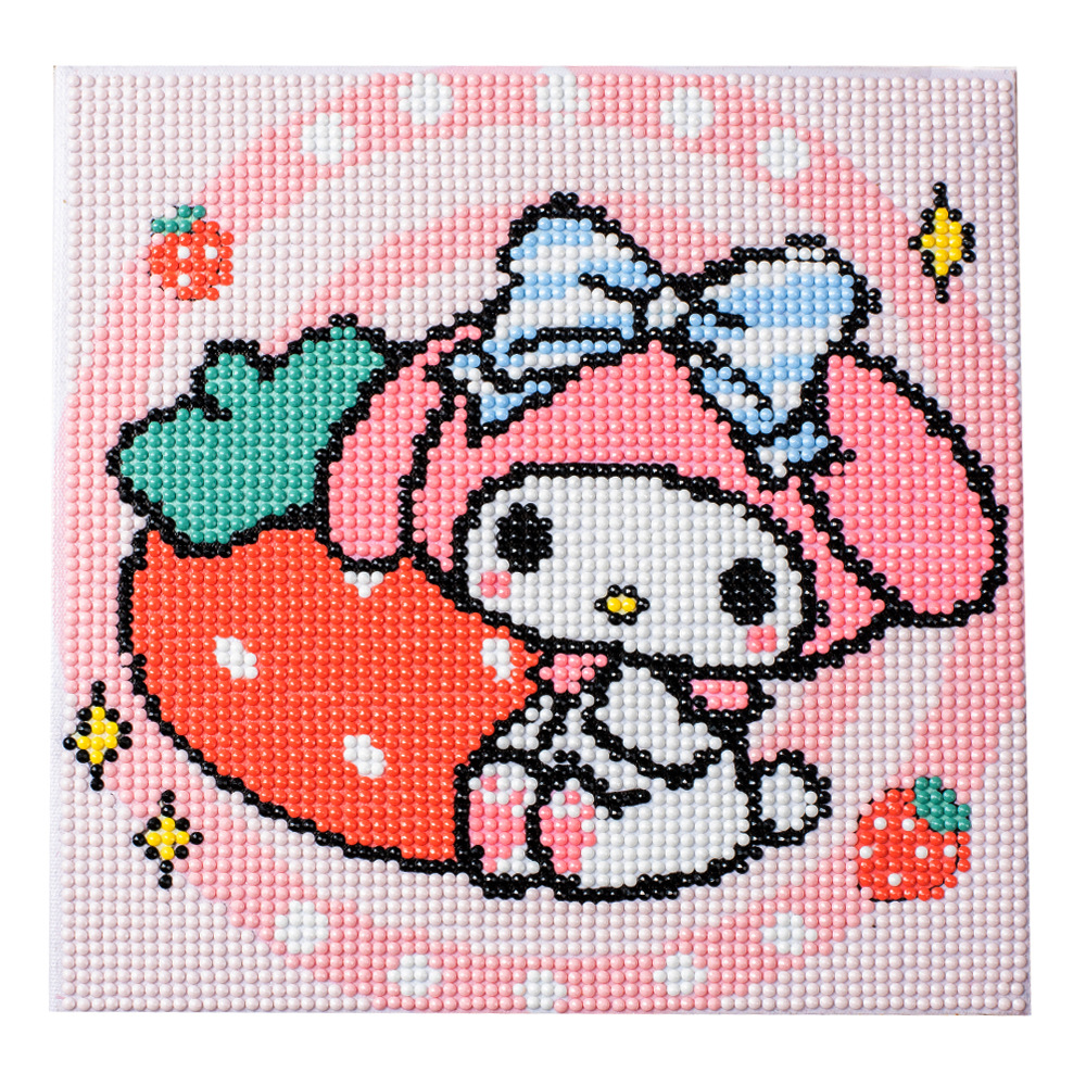 Picture of Original God New Diamond painting children student diy handmade diamond material package with frame Cartoon Cartoon educational toys