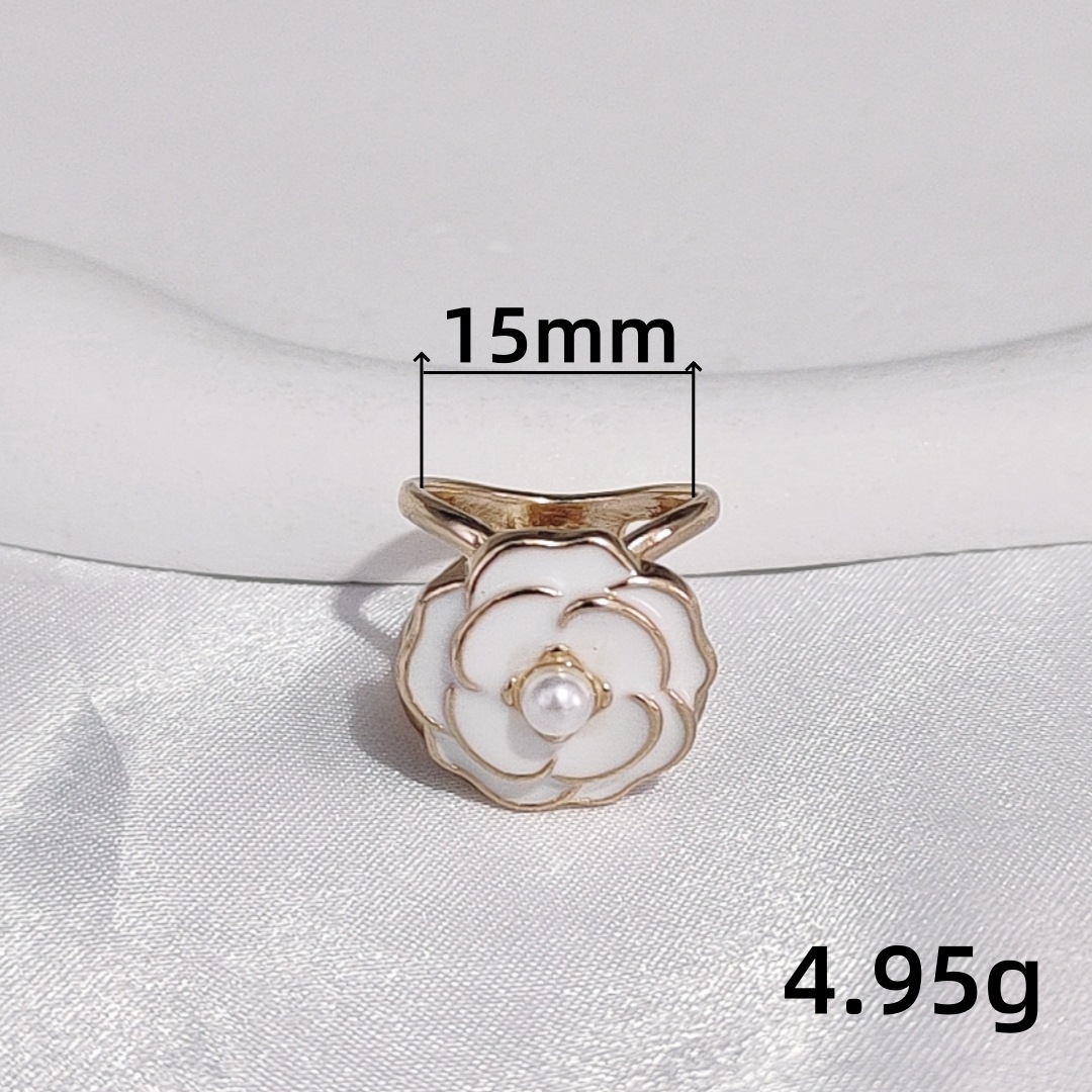 Picture of South Korea multi-functional scarf buckle high-grade Pearl fashion new Camellia windbreaker belt buckle high-end jewelry wholesale