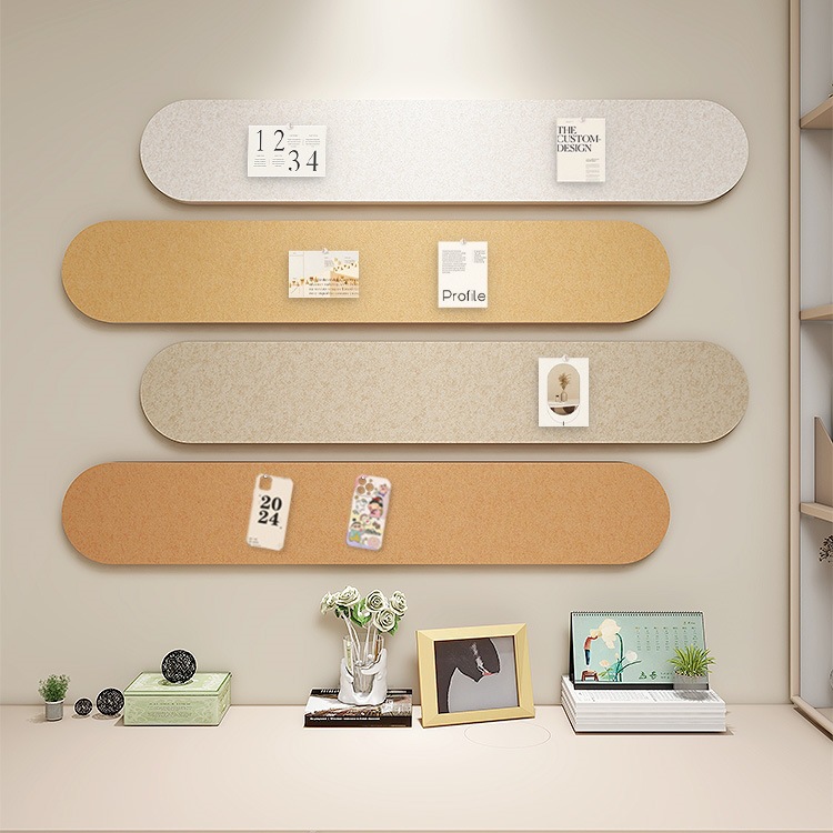 No-Punch Felt Wall Stickers Photo Wall Display Wall Message Board Cork Board Combination Photo Frame Wall Covering Decorative Board