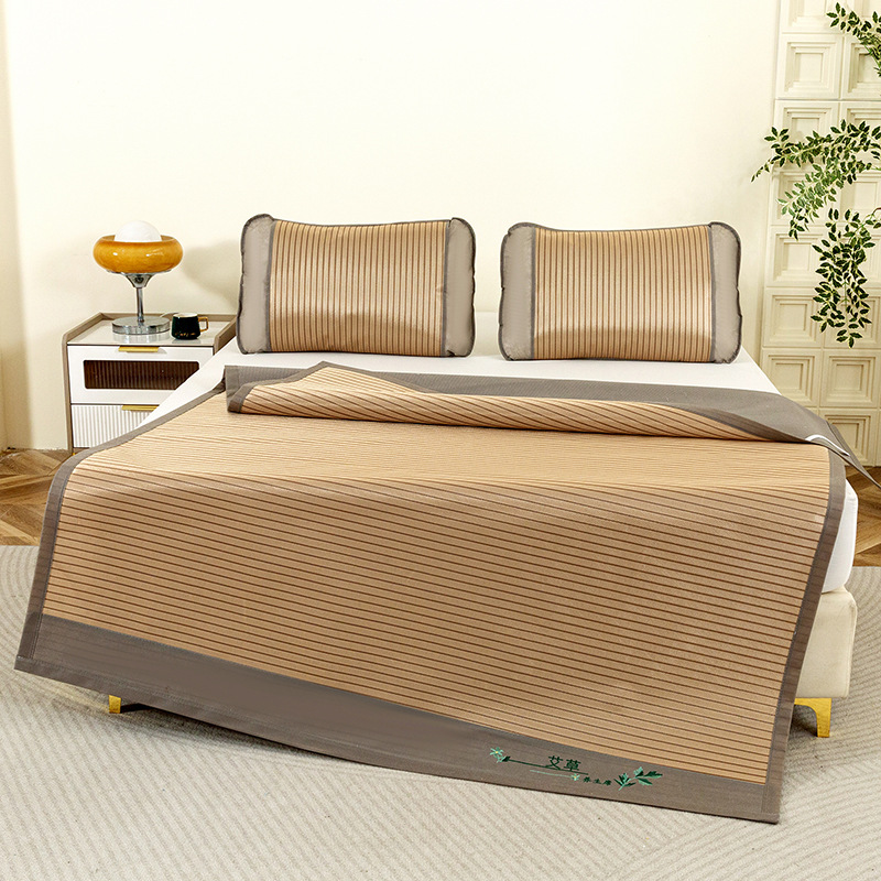 Picture of Class a Carbon Light Ice Silk Mat Student Dormitory Soft Mat Ice Rattan Mat Three-Piece Set Wholesale Antibacterial and Anti-Mite