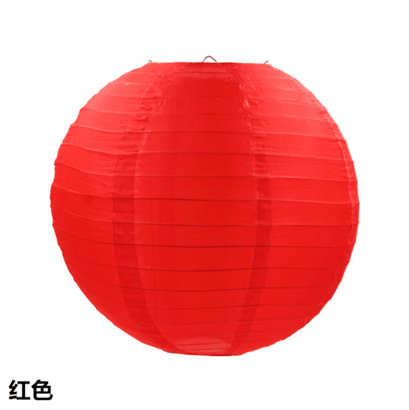 Picture of Spring Festival New Year's Day Red Lantern Decoration Outdoor Waterproof Festival Wedding Festive Decoration New Year Lantern Hanging Lights
