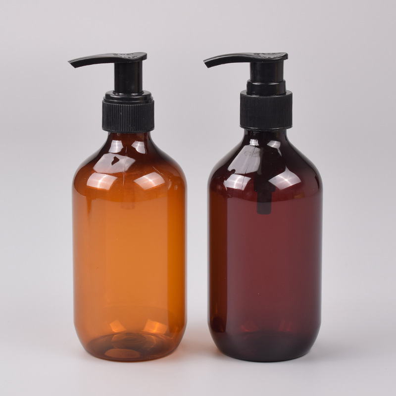 Picture of 1000ml brown shampoo empty bottle pet hair conditioner bottle shower gel hand sanitizer empty bottle Lotion Bottle