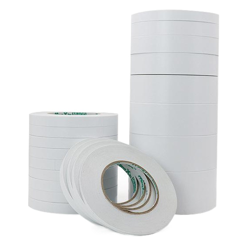 Transparent Oily Double-sided Adhesive High Adhesive Strength High Temperature Tape Stationery Adhesive Paper Office Adhesive Wholesale Crown Double-sided Adhesive