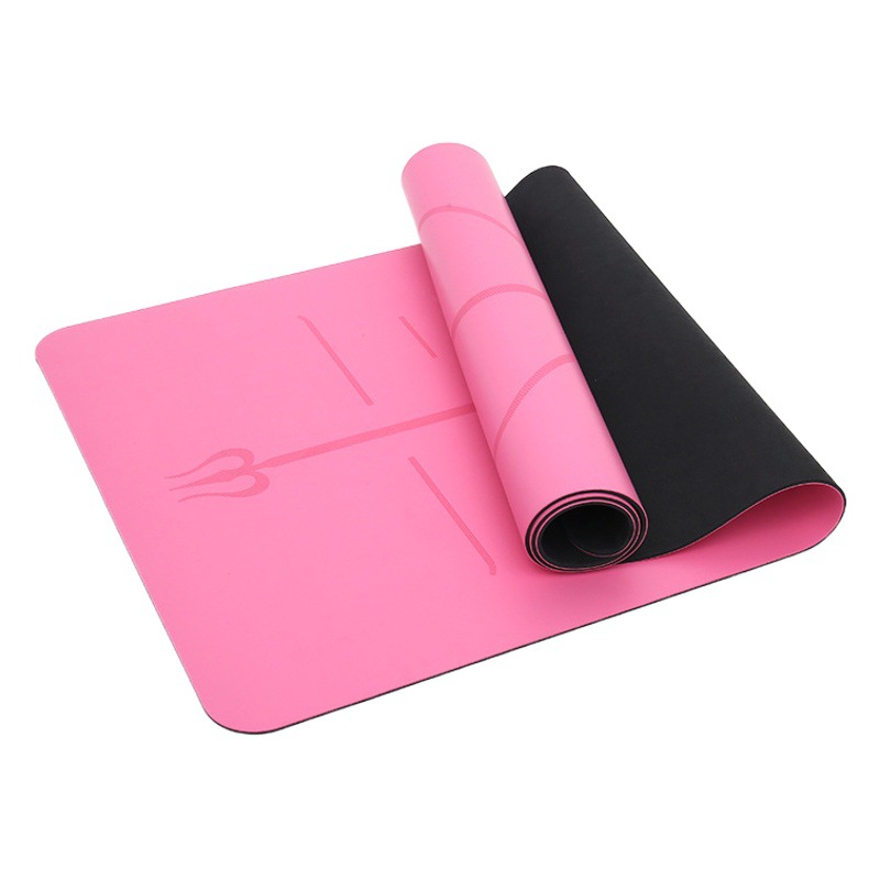 PU rubber yoga mat non-slip wear-resistant tasteless local tyrants mat factory custom printing in stock a generation of hair