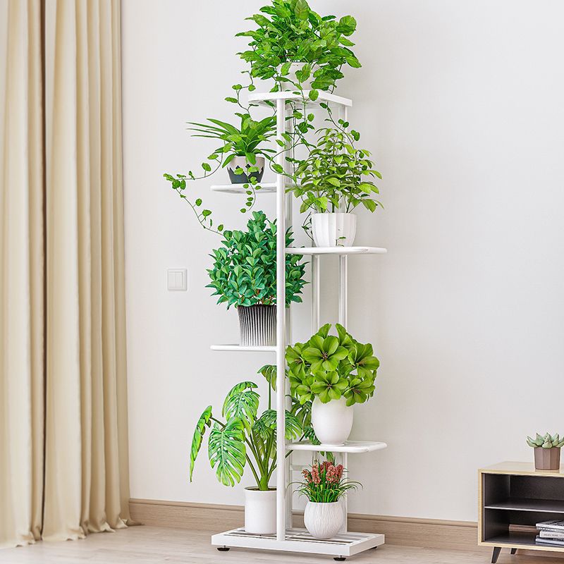 Balcony flower rack outdoor indoor home living room floor-standing storage rack modern simple space-saving plant shelf