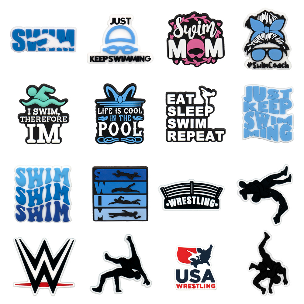 New Sports Swimming Clogs Accessories, High-End Shoe Flowers, Shoe Buckles, Decorative DIY Shoe Accessories, Beach Bag Accessories