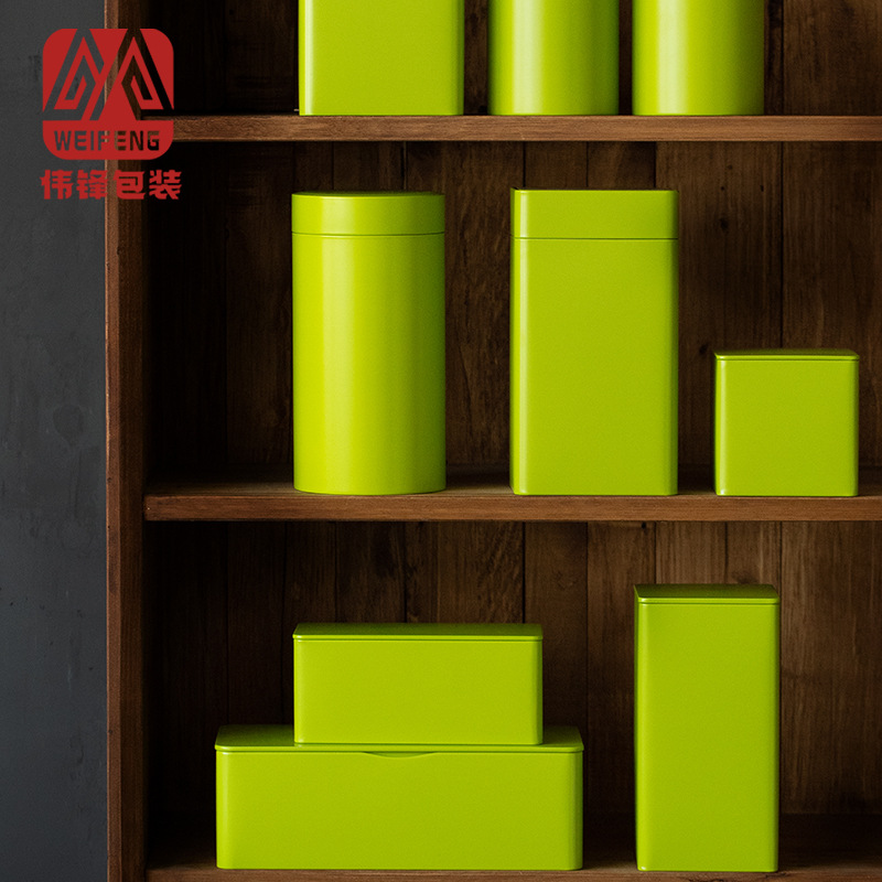 White Tea Jasmine Tea Tea Leaf Cans Storage Boxes Tinplate Jars Empty Gift Boxes Custom Tea Bubble Bags High-end Tea Packaging
