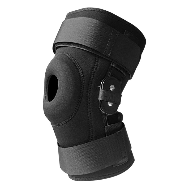 Professional Sports Knee Pads Hinge Support Patella Meniscus Knee Joint Rehabilitation Pressurized Rubber Protective Gear Wholesale