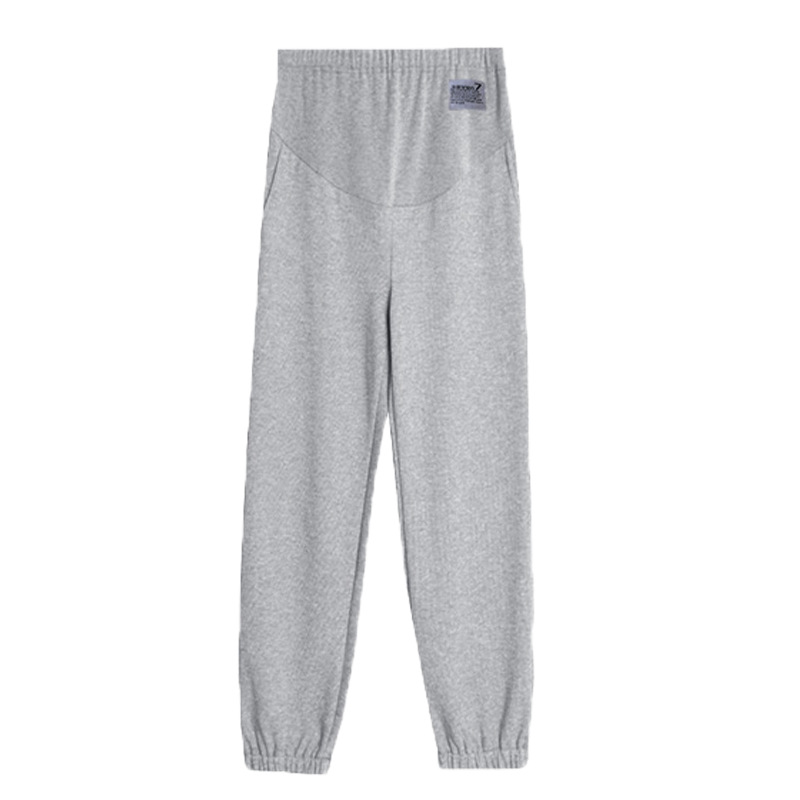 Picture of No Belly Hip Big O-shaped Legs Thick to Cover Flesh Slim Sports Pants Fashionable Loose Pregnant Women's Pants Spring and Autumn Loose Long Pants