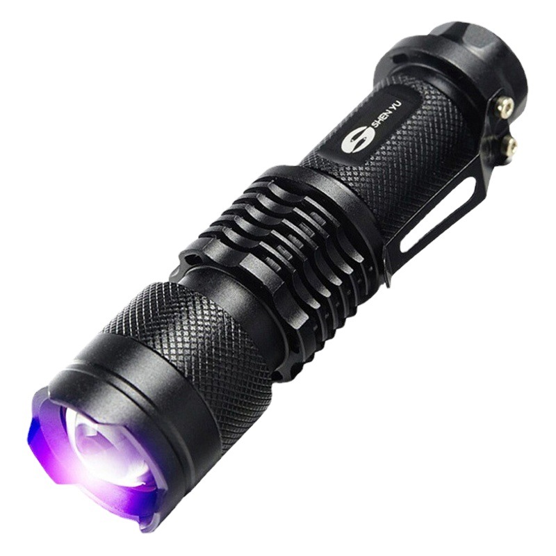 Shenyu Shenyu Test Fluorescent Agent Detection Lamp Pen 365 Ultraviolet Purple Light Currency Detection Lighting Led