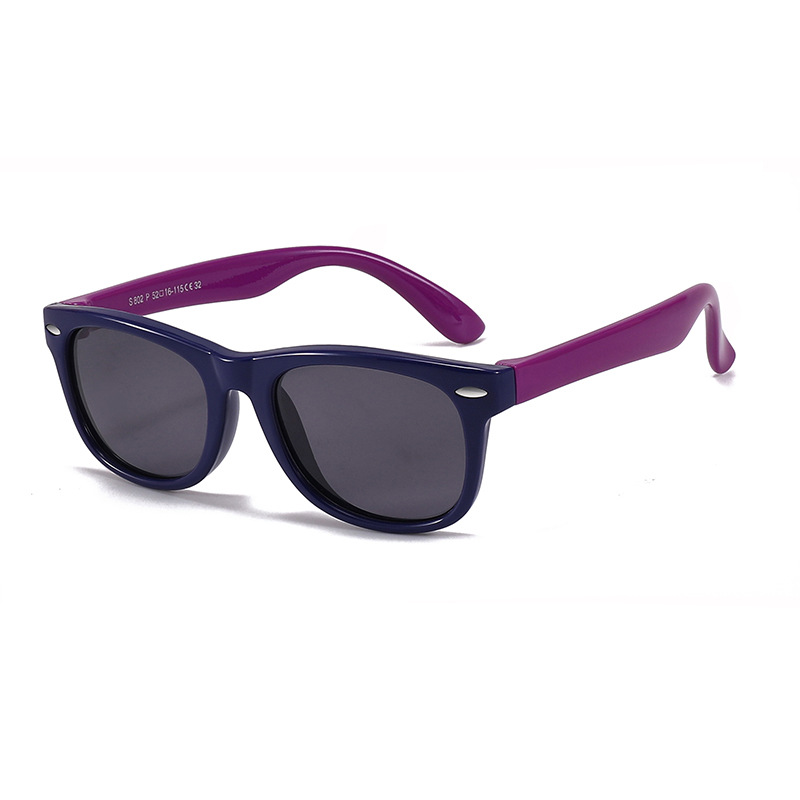 Picture of Factory new spot wholesale silicone UV protection sunglasses baby glasses polarized children sunglasses 802
