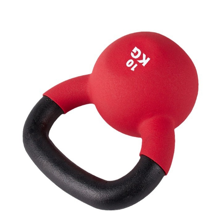 Picture of Plastic Immersed Cast Iron Kettlebell Women's Fitness Home Competitive Professional Hip Training Pot Dumbbell Fitness Equipment Solid Swing