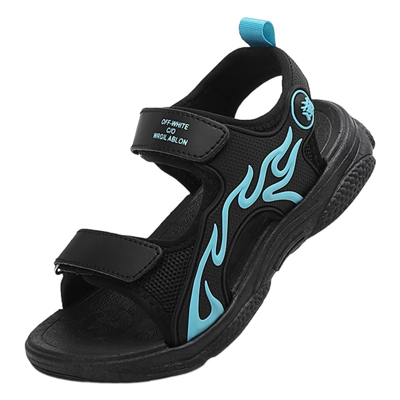 Factory Boys Beach Shoes Children's Sandals Men's Breathable Soft Sole Summer New Style Personality Handsome Popular All-match in stock