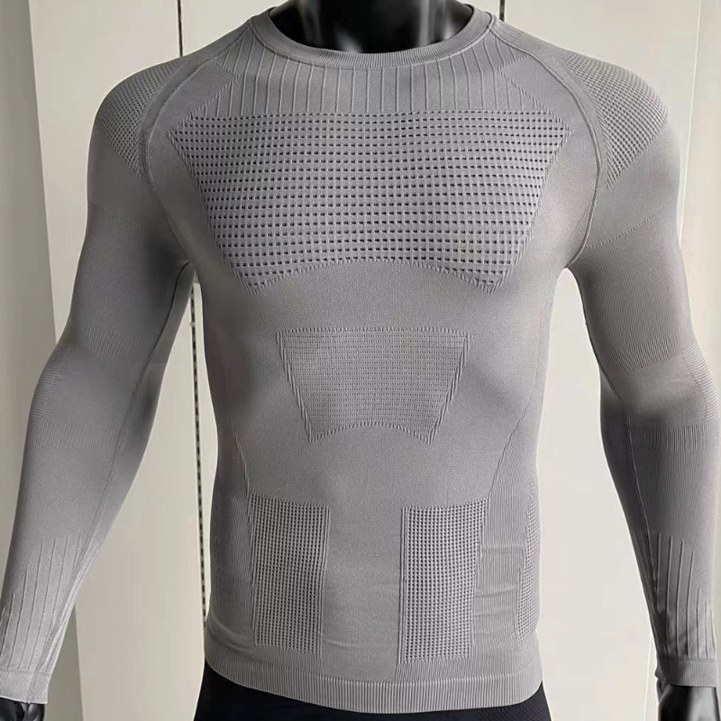 Spot Men's Sports Ski Suit Breathable Warm Running Riding Rock Climbing Hiking Functional Long Sleeve Compression Suit