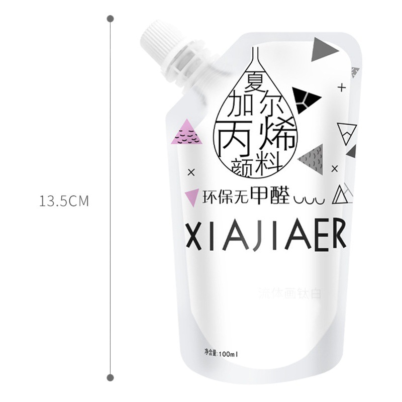 100ml fluid paint diy hand painted acrylic fluid paint fluid bear creative painting cell fluid paint