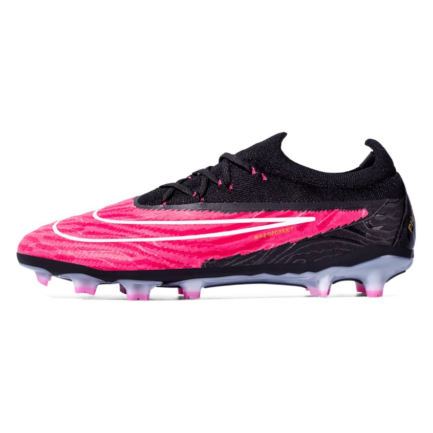 Cross-border high-top football shoes flying woven mesh surface breathable football shoes boys and girls tf broken nail man grass AG nail training shoes