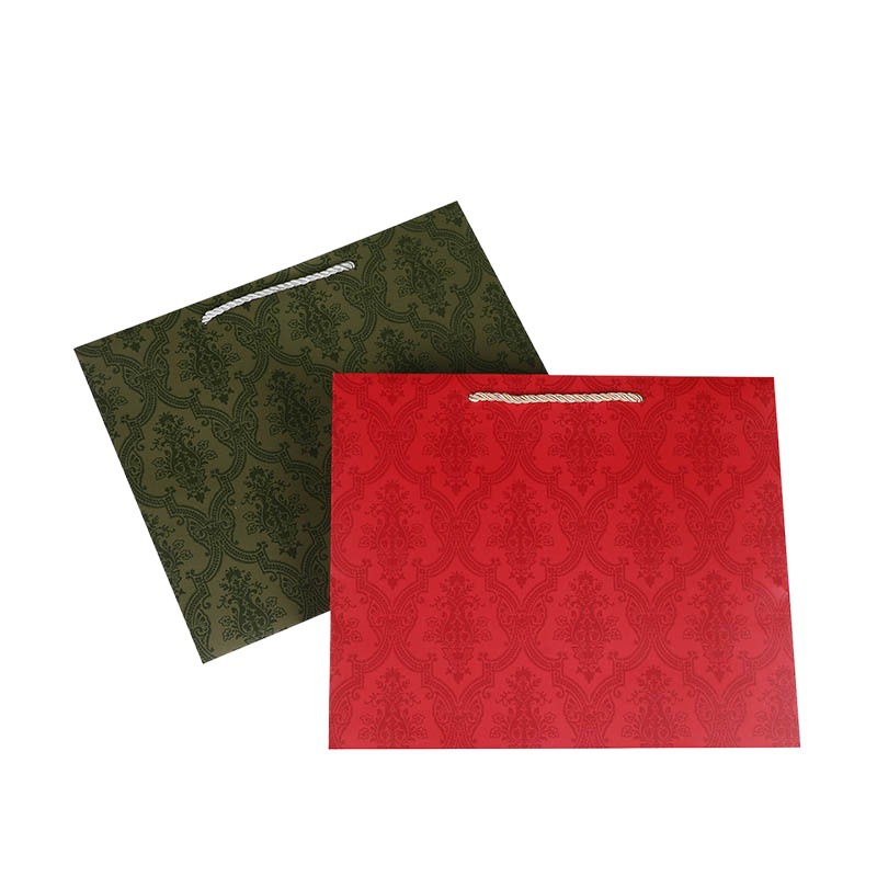 Christmas in stock Light Luxury Green Vintage Bow Gift Box Heaven and Earth Cover Scarf Packaging Box Hand Gift Box