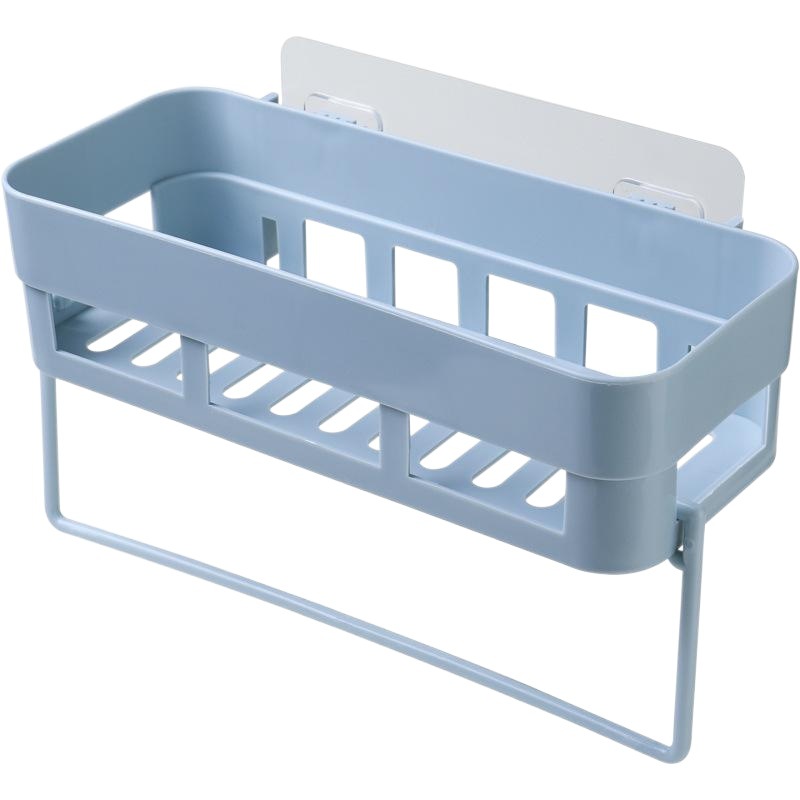 Bathroom Storage Rack Restroom Washstand Toilet Storage Bath Punch-free Wall-mounted Storage Box Toilet