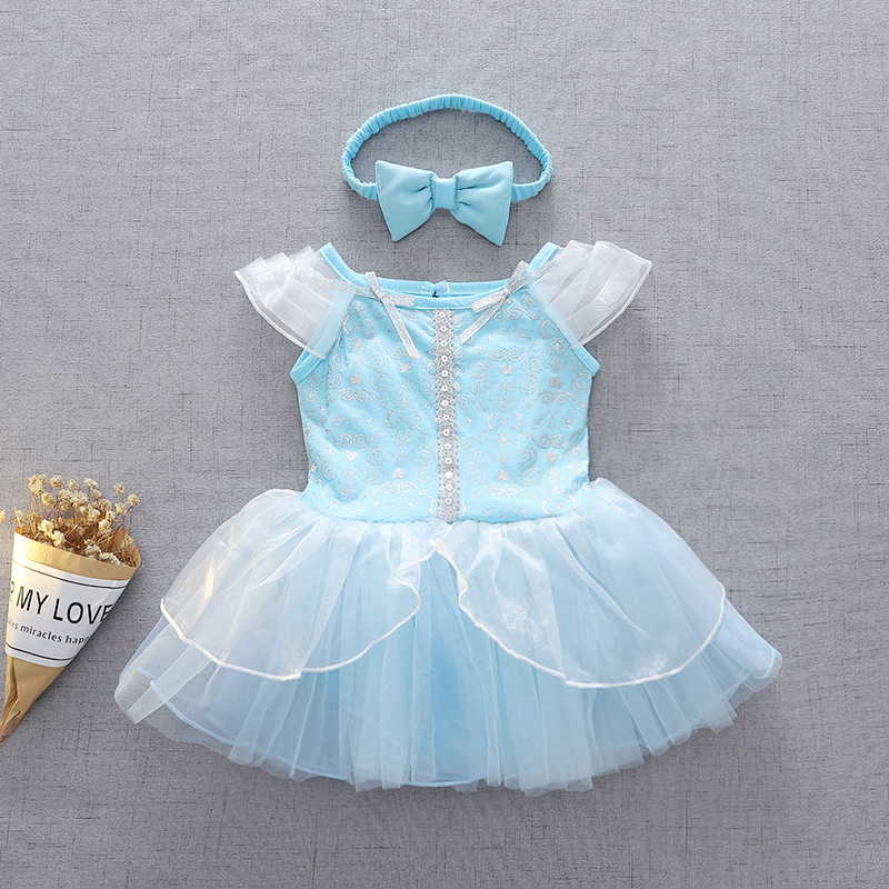 Picture of Halloween Children's Clothing, Short-Sleeved Pullover, Baby Baby Hooded Princess Jumpsuit, Romper Dress