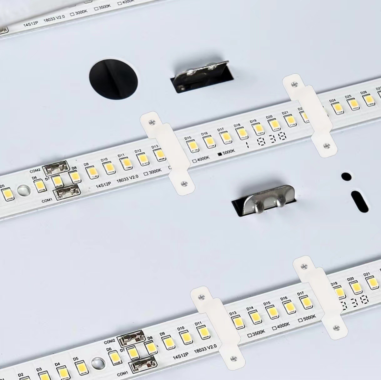 Picture of Led Bare Plate Sleeve Silicone Lamp with Fixed Clip 8Mm10Mm 12mm Transparent Rubber Buckle