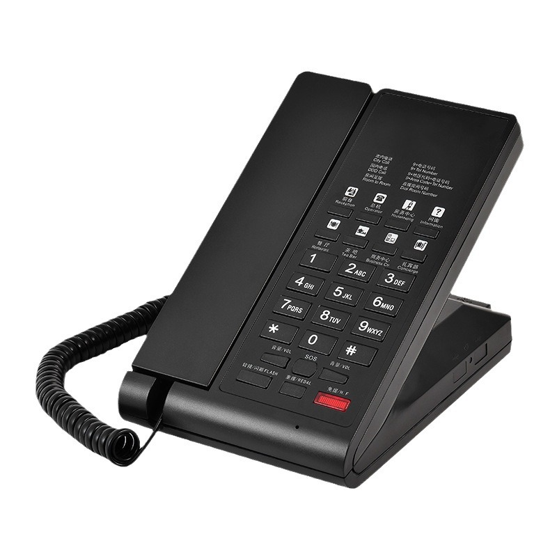 Picture of High-end hotel guest room special telephone hotel front desk telephone holder internal fixed phone guest room manufacturer