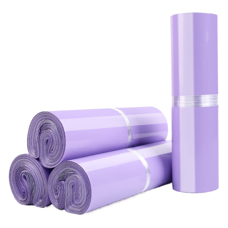 Purple New Material Express Bag Thickened Packaging Bag Clothing Packaging Bag Logistics Destruction Bag Waterproof Bag Customization