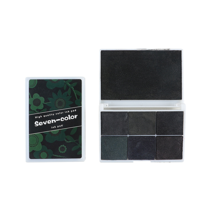 Picture of Yuezhen Pearlescent Colorful Printing Pad Kindergarten Children's Finger Painting Color Printing Pad DIY Rubber Stamp Seal Printing Platform