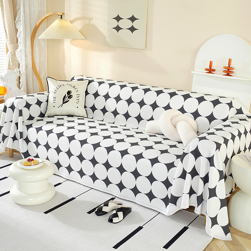 Picture of ins style sofa towel full cover cloth simple sofa cushion blanket all-inclusive universal cover towel four seasons universal sofa cover
