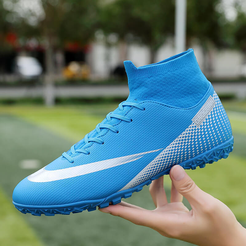 Picture of Summer and Autumn Football Shoes for Boys and Girls, High-Top Broken Nails, Long Spikes, Competition Shoes, Fashionable Sports Shoes, Football Shoes, Children's Shoes