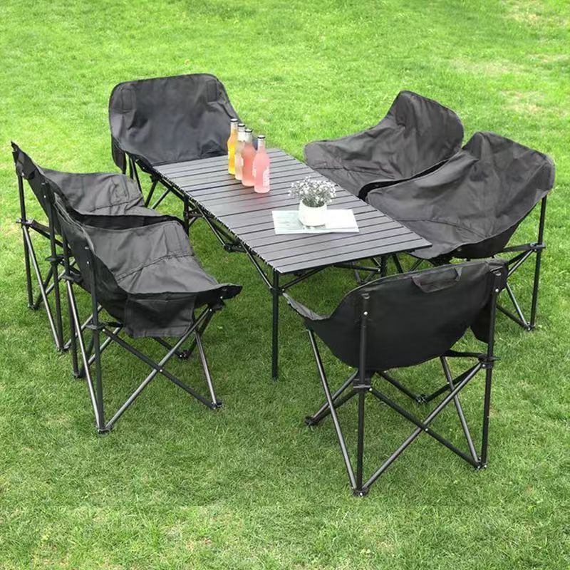 Outdoor Folding Table and Chairs Portable Picnic Table Camping Portable Chair Folding Table Set Outdoor Stall Stool