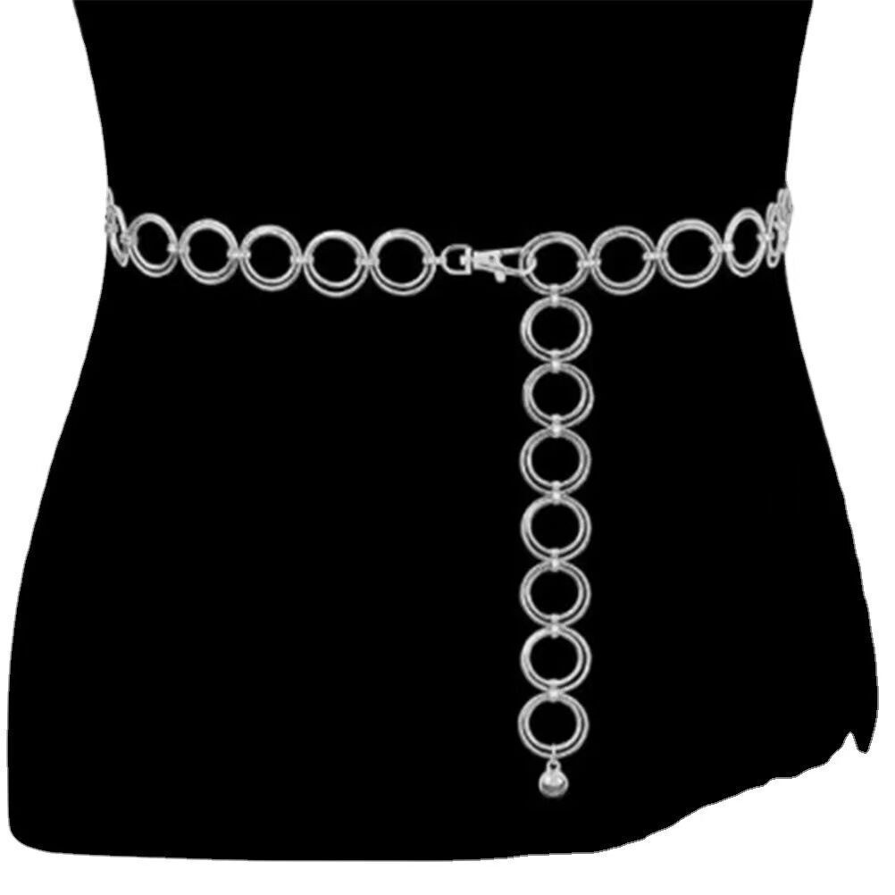 Picture of Europe and the United States cross-border fashion love waist chain women's elegant metal moon body chain autumn and winter sweater waist chain wholesale